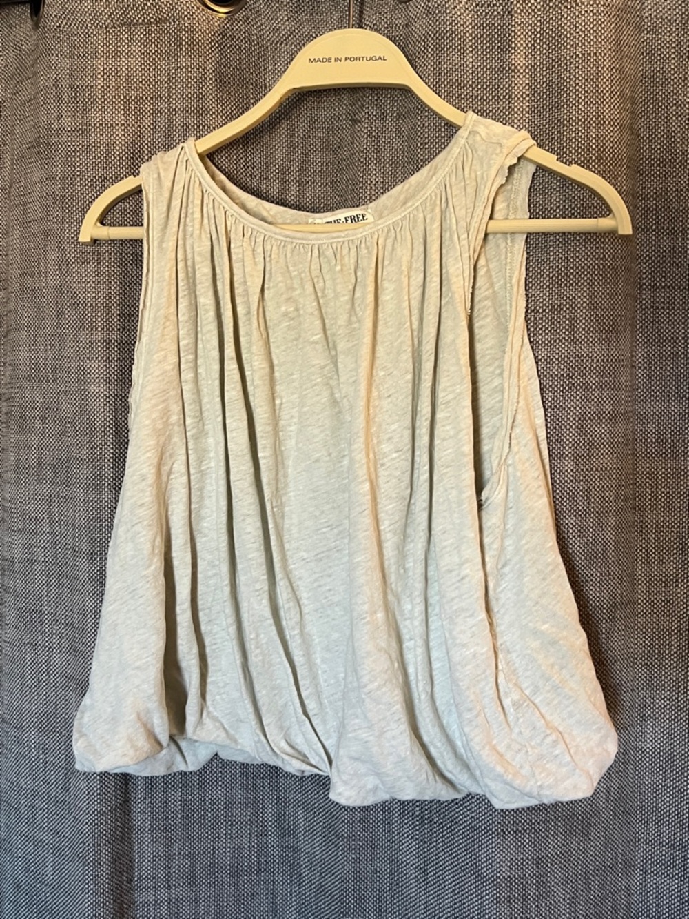 Free People We the Free Linen Cotton Bubble tank